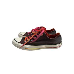 Converse Unisex Multi Tongue Athletic Shoe Sneaker Men Size 6 Women Size 8